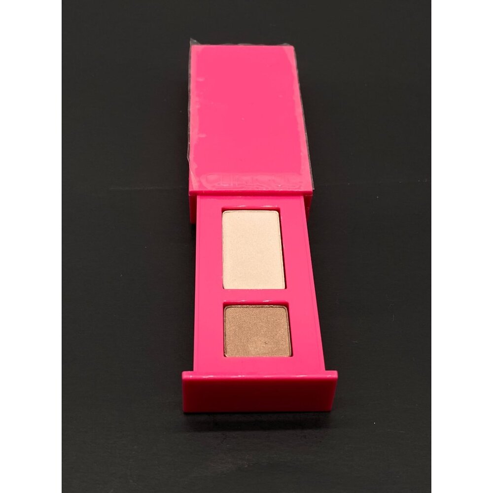 5 Clinique All About Shadow Duo in 04 Ivory Bisque/ Bronze Satin - 0.06 Oz